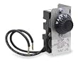 Dayton 2YV12 Bimetal Thermostat, Built In, 45 to 85 F