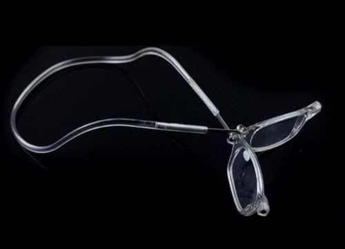 Adjustable Front Connect Reader, 1.25 Strength, Clear Frame