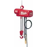 Milwaukee Electric Chain Hoist - 1-Ton Capacity, Model# 9568