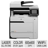 HP Laserjet Pro 400 Color MFP M475DW Wireless Color Photo Printer with Scanner, Copier and Fax