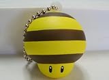 Nintendo Super Mario Galaxy Soft Squishy Figure Keychain Bee Mushroom