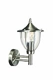 Bright 17115/47/15 Wall Lantern Inox - Stainless Steel