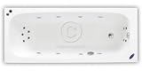: Pegasus Adonis Whirlpool Bath, 1700x700, 17 Chrome Jets