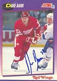 Daniel Shank, Detroit Red Wings, 1990 Bowman Autographed Card