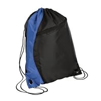 Port & Company Colorblock Cinch Pack - Royal/Black BG80