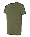 Next Level Men's Sueded Crew L MILITARY GREEN