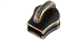 Riri Kobo Zipper Pull, Antique Brass Plate AM, Fits Riri Metal 6 Zipper