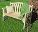 English Garden Camel Back Settee
