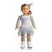 American Girl Mia's Silver Skate Dress