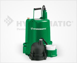 Hydromatic OSP50A1 Cast Iron Effluent Pump, 20' Power Cord (Automatic)