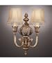 Fine Art Lamps Midsummer Nights Dream 213350 Small Glass 2-LT 120w (17"H x 14"W) Sconce Lighting