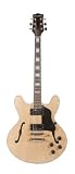 Glen Burton Natural Memphis Semi Hollow Jazz Guitar