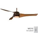 Minka-Aire Fans F803-CPBR 58" Artemis Contemporary Copper Bronze Ceiling Fan w/ Light & Wall Ctrl