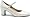 White Pearl Soft Kid/Bone Patent