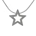 Sterling Silver Polished Open Star
