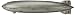 Hindenburg Zeppelin LZ129 44 Long Airship Replica