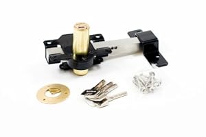 Both Side Lock Door 70mm Long Throw Gate Lock Stainless Steel Grade