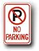 12x18 No Parking (w/Symbol) sign