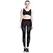 Lookatool Women High Waist Fitness Yoga Sport Pants Nine Points Leggings (S, Black)