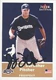 Jayson Durocher, Milwaukee Brewers Autographed Card