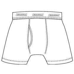 X-Large White Dura Blend Cotton Boxer Brief 2-Pack