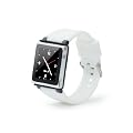 Apple iPod Nano 6G _Bracelet iWatchz Q Silicone - Couleur Blanc