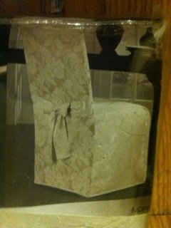 Dining Chair Cover, Ivory