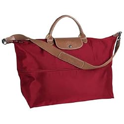 Longchamp Le Pliage Expandable Duffle, Red