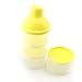 SySrion Non-Spill Baby Milk Powder Dispenser/Storage Container,Yellow (1pcs)