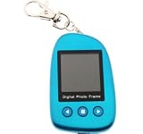 7dayshop Pebble TFT Digital Photo Frame - 1.5 Keyring Version - Blue