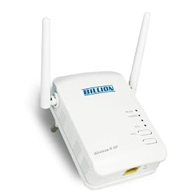 Billion BiPac 3100SN 300 Mbps Wireless-N Wall Plug Access Point Repeater
