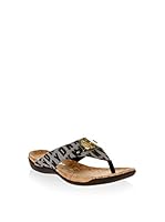 DKNY Sandalias planas (Blanco / Negro)