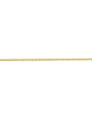14K Gold 2.5mm Flat Wheat Chain 20"