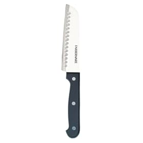Farberware Traditions 4-1/2-Inch Santoku with Exposed Handle