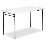 Outdoor Living : Genicom. Endura Economy Molded Folding Table, 48 x 24, Off-White with Bronze Legs 36149ECB1 / SMF36149ECB1