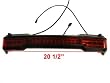 LED Tail Light Kit for Harley Davidson Touring Trunk King Tour Pack Wrap Around
