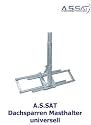 A.S.SAT Dachsparren Masthalter universell