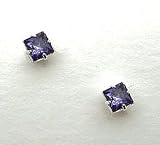 Image of Stunning Tanzanite Crystal Earrings (E37)