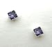 Stunning Tanzanite Crystal Earrings (E37)