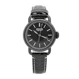 COACH Watches:Authentic Coach Hampton Women's Black Patent Leather Signature Watch