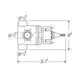 Hansgrohe HG13408181 Equilibrium Pressure Balance Rough-In Valve
