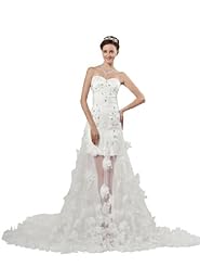 A-line Satin/Tulle Lace-Up Sweetheart Wedding Dress 