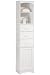 Madison Linen Cabinet Wood Dr 14.5"w White