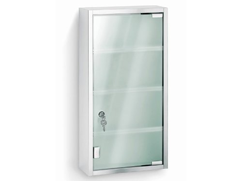 Bad Wandschrank Edelstahl Blomus Glastür 30x60 Sale