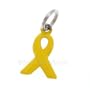 Sterling Silver Yellow Ribbon Charm Pendant Support Our Troops