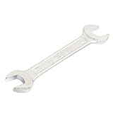 uxcell レンチ　スパナ　U形　ダブルエンド　シルバートーン　14mm*17mm　1個