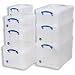 Really Useful Box 64C 64L Box Transparent 710x440x310 mm PP