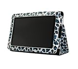 COSMOS ® WI-BL BK Leopard Pattern Premium PU leather case cover Built-in Flip stand for Kindle Fire E-Book Reader 3G WI-FI