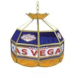 Las Vegas Stained Glass Tiffany Lamp - 16 inch diameter