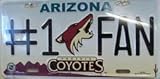 Arizona Coyotes #1 Fan License Plate